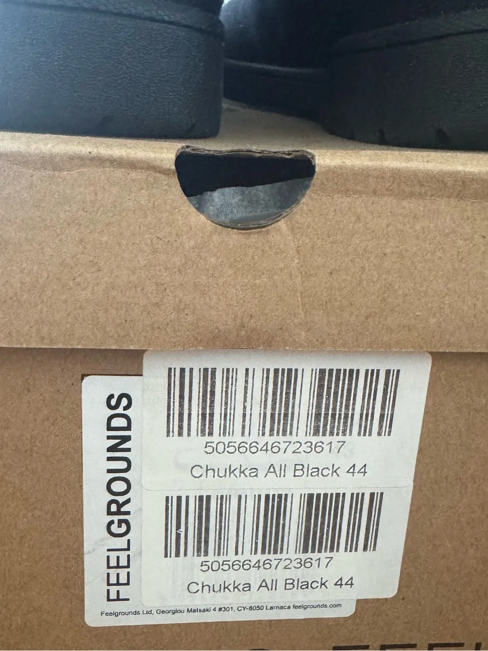 Feelgrounds Men's Black Lace-Up Chukka Boots Size 11